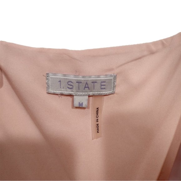 1.State Spaghetti-Strap Wide Leg Jumpsuit Size M - Picture 3 of 16